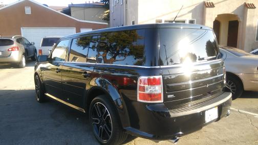 Black 2014 Ford Flex SEL