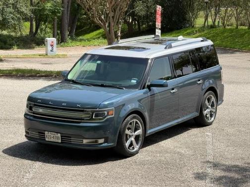 Blue 2016 Ford Flex Limited w/EcoBoost