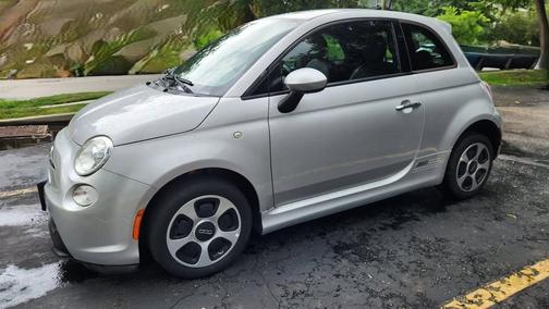 Silver 2013 FIAT 500e Battery Electric