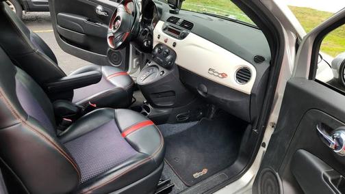 Silver 2013 FIAT 500e Battery Electric