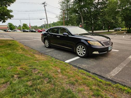 Blue 2008 Lexus LS 460 Base