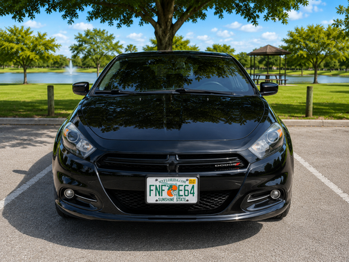 Black 2015 Dodge Dart SXT