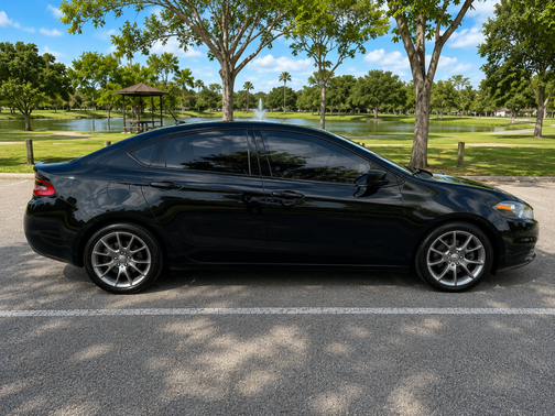 Black 2015 Dodge Dart SXT