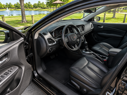 Black 2015 Dodge Dart SXT