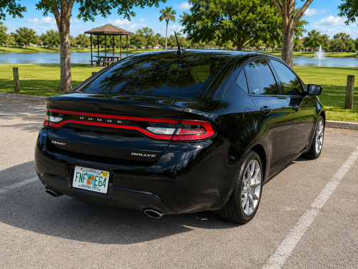 Black 2015 Dodge Dart SXT