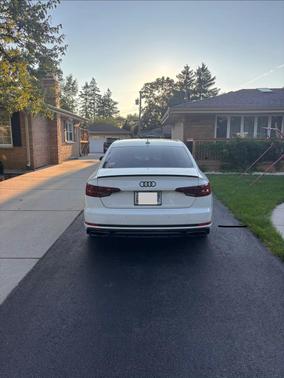 White 2019 Audi A4 Premium Plus