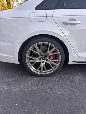 White 2019 Audi A4 Premium Plus