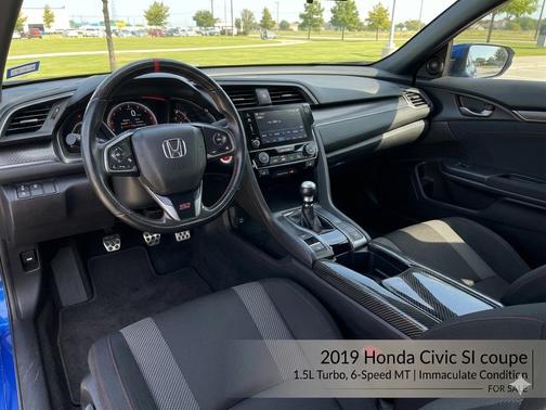 Blue 2019 Honda Civic Si Base