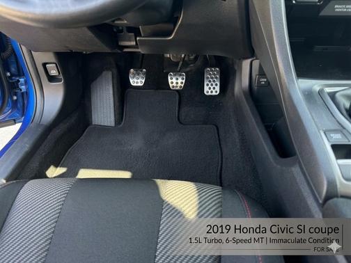 Blue 2019 Honda Civic Si Base