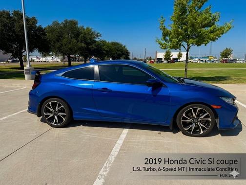 Blue 2019 Honda Civic Si Base