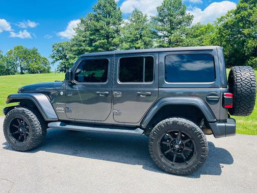Gray 2018 Jeep Wrangler Unlimited Sahara
