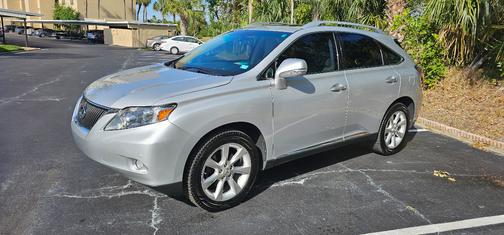 Silver 2010 Lexus RX 350 Base