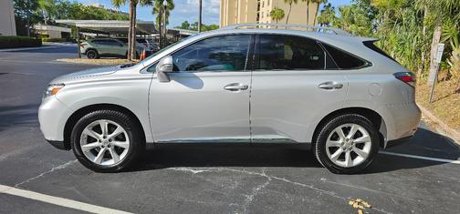 Silver 2010 Lexus RX 350 Base