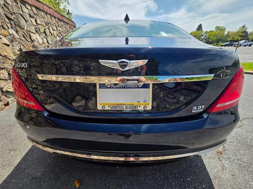 Blue 2018 Genesis G90 3.3T Premium