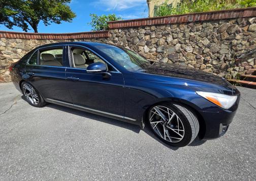 Blue 2018 Genesis G90 3.3T Premium