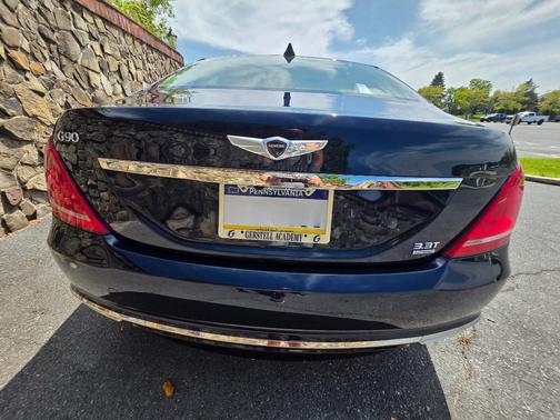 Blue 2018 Genesis G90 3.3T Premium