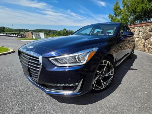 Blue 2018 Genesis G90 3.3T Premium
