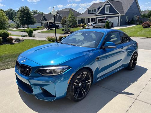 Blue 2018 BMW M2 Base