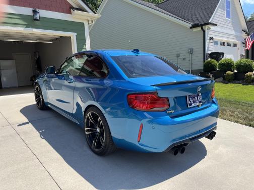 Blue 2018 BMW M2 Base