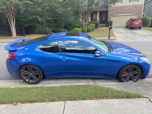 Blue 2010 Hyundai Genesis Coupe 3.8 Track