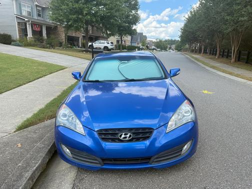 Blue 2010 Hyundai Genesis Coupe 3.8 Track