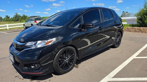 Black 2018 Honda Fit Sport