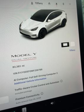 White 2021 Tesla Model Y Performance