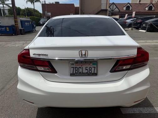 White 2013 Honda Civic EX