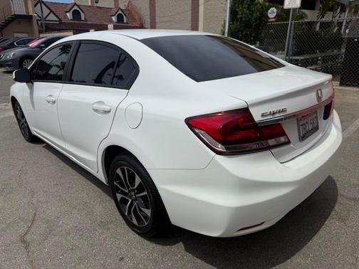 White 2013 Honda Civic EX
