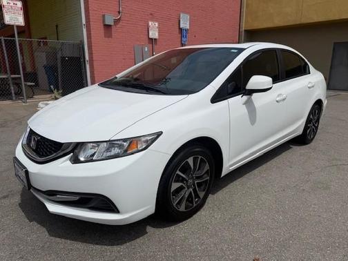 White 2013 Honda Civic EX