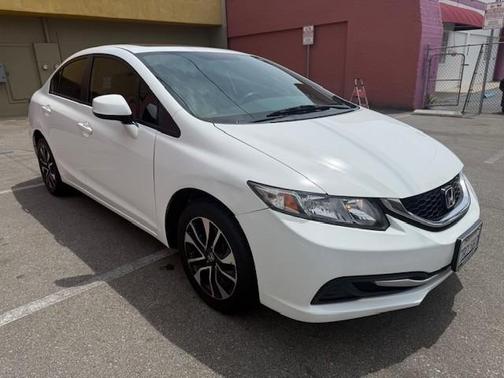 White 2013 Honda Civic EX