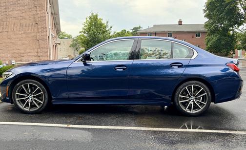 Blue 2020 BMW 330 i xDrive