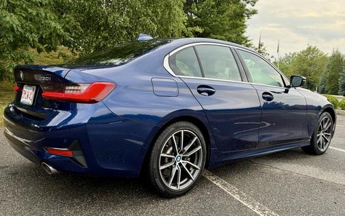 Blue 2020 BMW 330 i xDrive