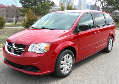 Red 2016 Dodge Grand Caravan AVP/SE