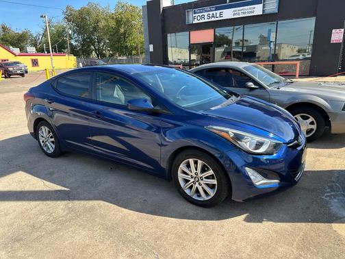Blue 2015 Hyundai ELANTRA SE