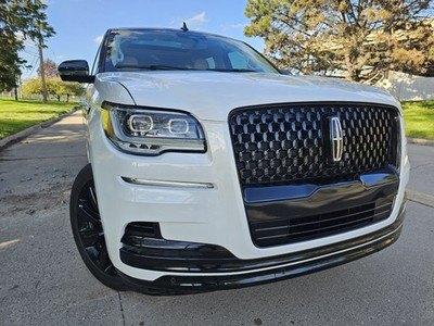 White 2022 Lincoln Navigator L Black Label