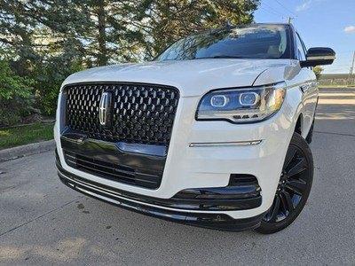 White 2022 Lincoln Navigator L Black Label