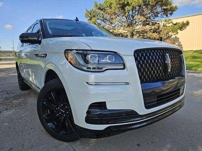 White 2022 Lincoln Navigator L Black Label