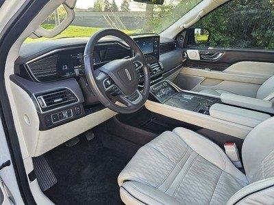 White 2022 Lincoln Navigator L Black Label