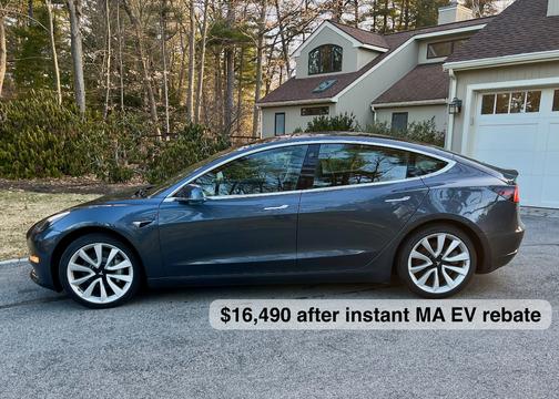 Gray 2018 Tesla Model 3 Long Range