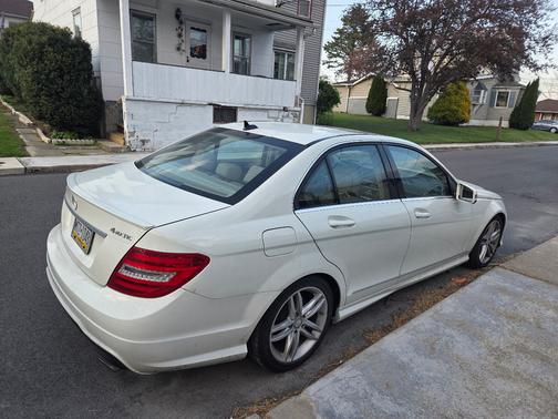 White 2012 Mercedes-Benz C-Class C 300 4MATIC Sport