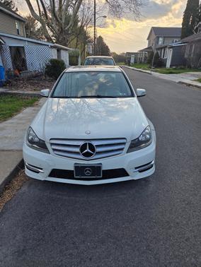 White 2012 Mercedes-Benz C-Class C 300 4MATIC Sport