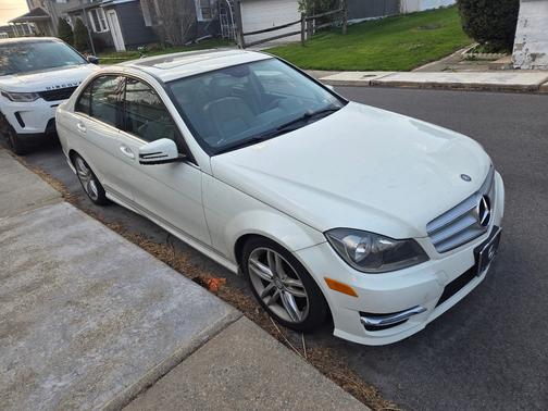 White 2012 Mercedes-Benz C-Class C 300 4MATIC Sport