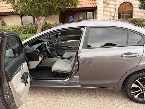 Gray 2015 Honda Civic EX