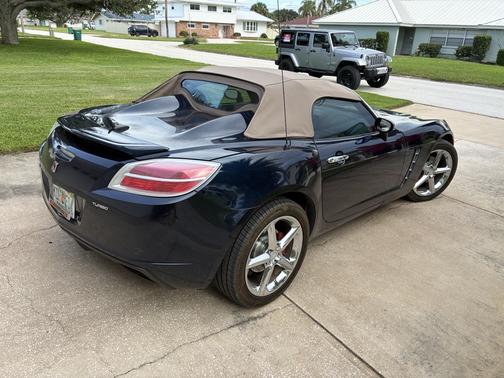 Blue 2008 Saturn Sky Red Line