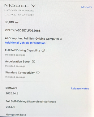 White 2020 Tesla Model Y Long Range