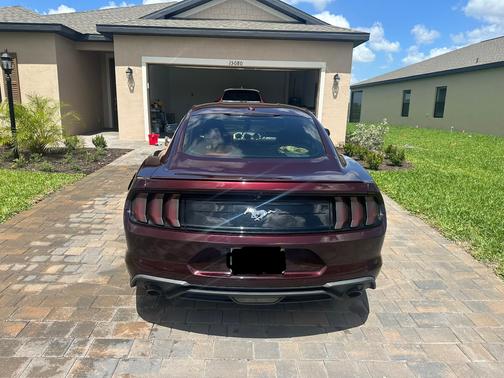 Red 2018 Ford Mustang EcoBoost