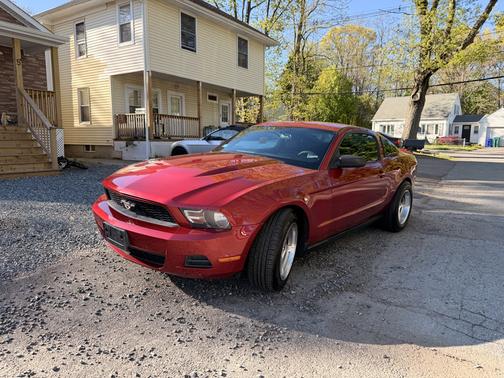 Red 2010 Ford Mustang Premium