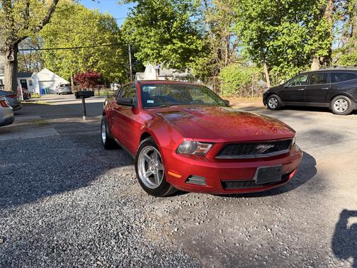 Red 2010 Ford Mustang Premium