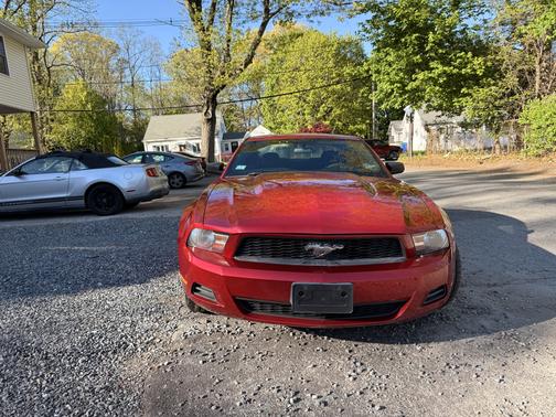 Red 2010 Ford Mustang Premium